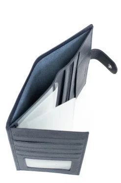 Portefeuille européen - 2 volets - Cuir