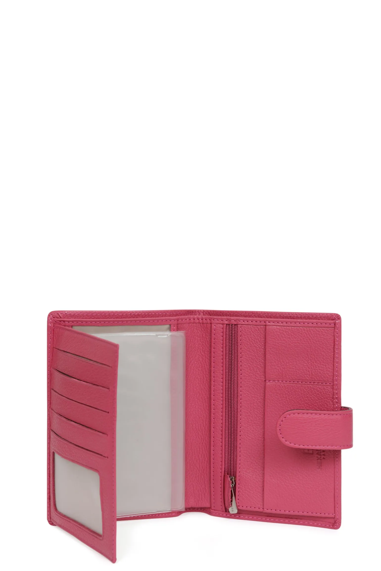 Portefeuille européen - 2 volets - Cuir