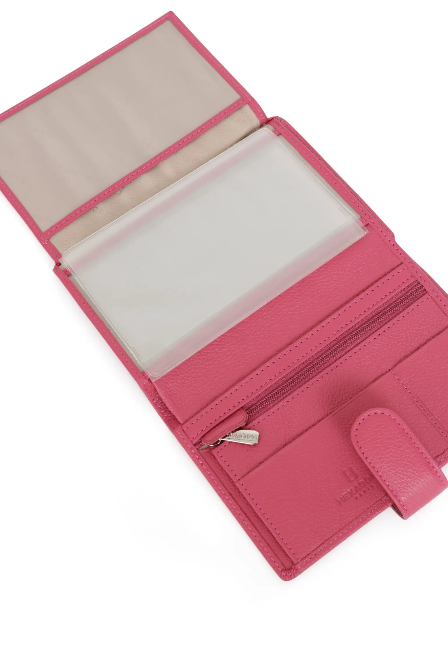 Portefeuille européen - 2 volets - Cuir