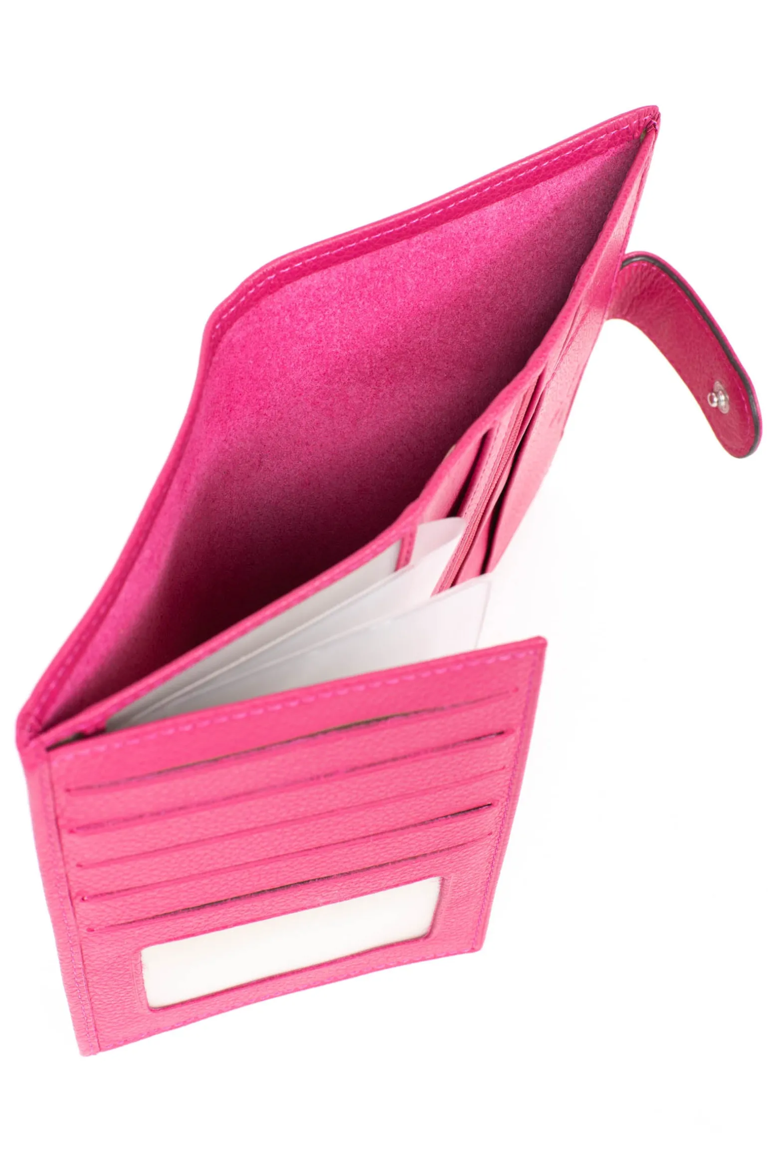 Portefeuille européen - 2 volets - Cuir