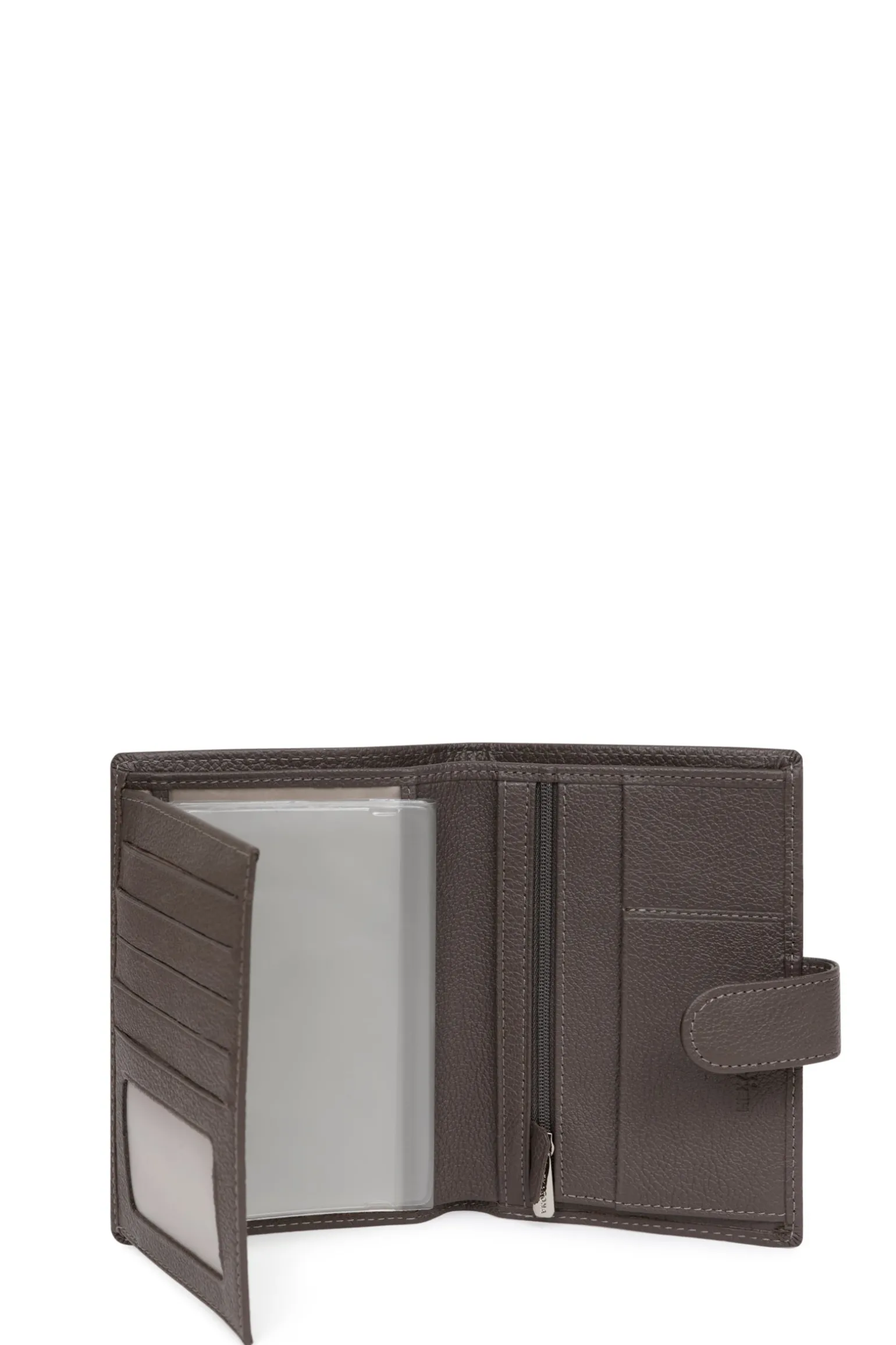 Portefeuille européen - 2 volets - Cuir