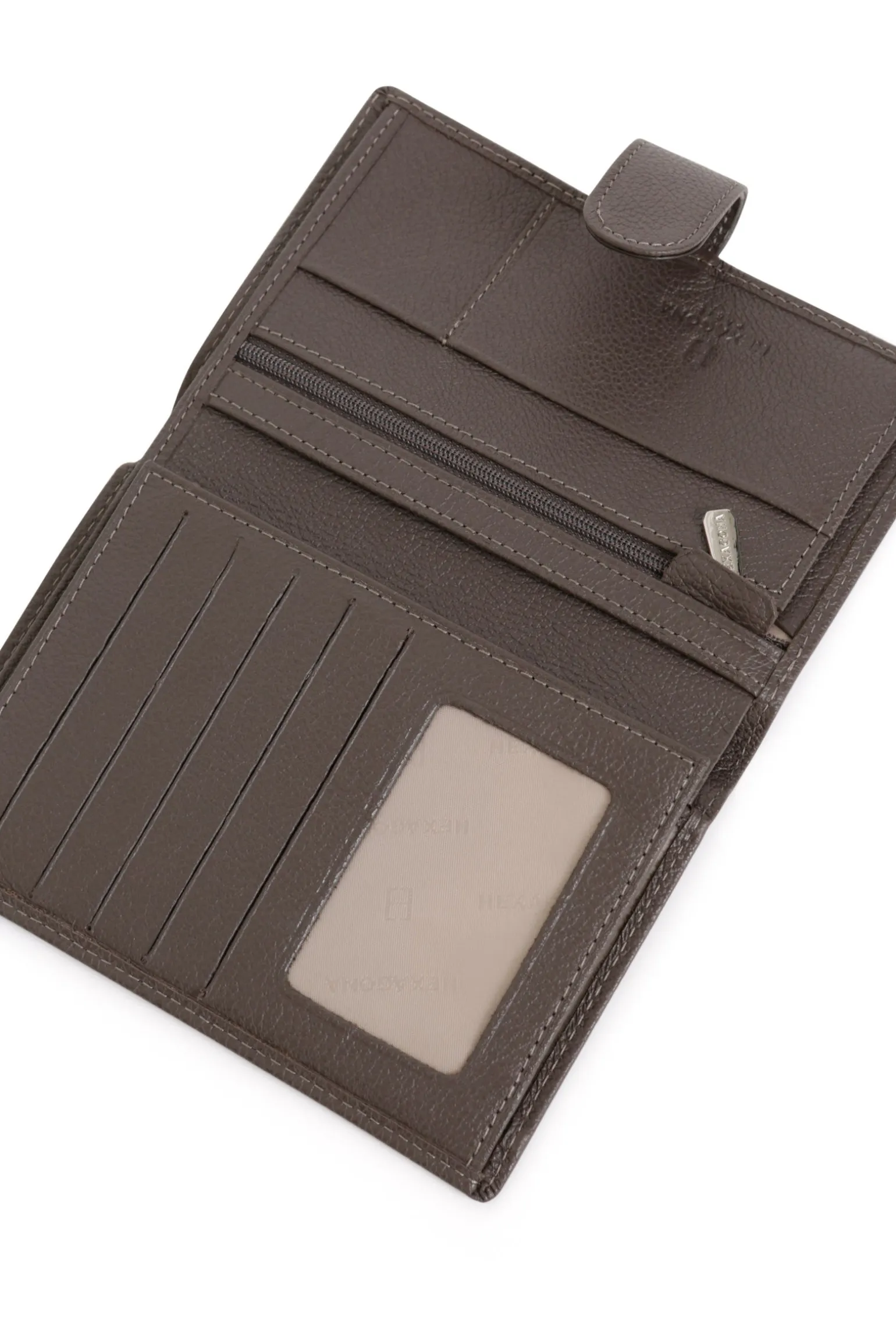 Portefeuille européen - 2 volets - Cuir