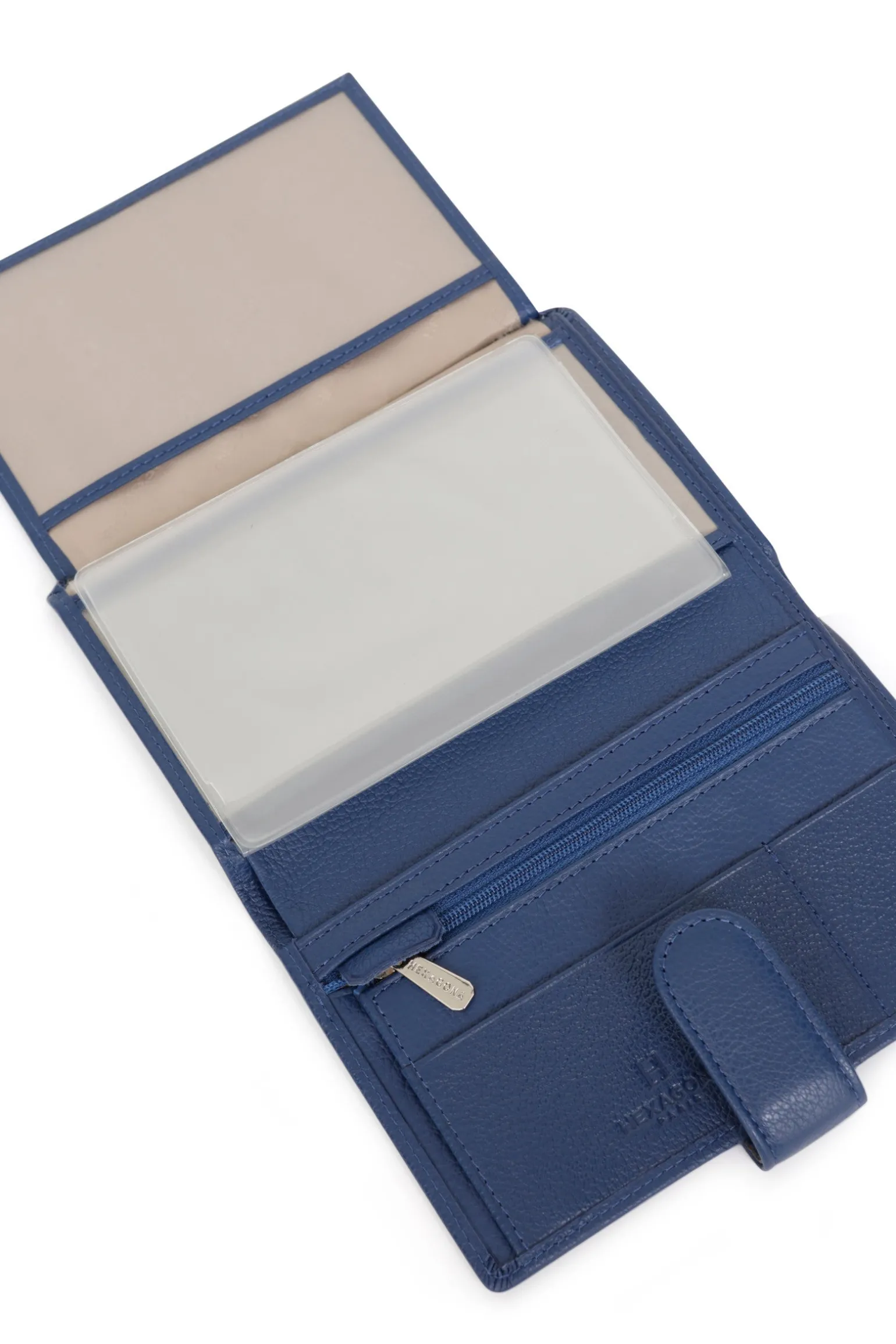 Portefeuille européen - 2 volets - Cuir