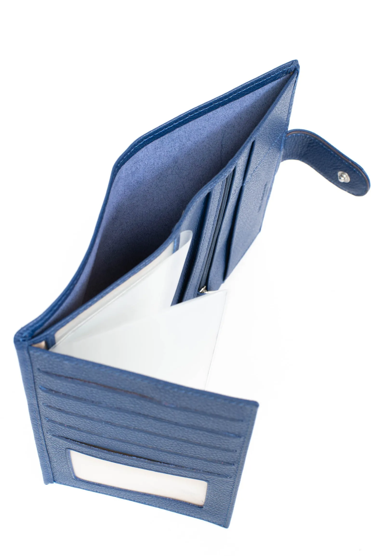 Portefeuille européen - 2 volets - Cuir
