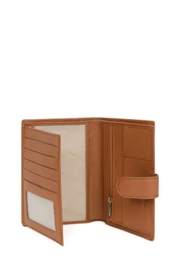 Portefeuille européen - 2 volets - Cuir