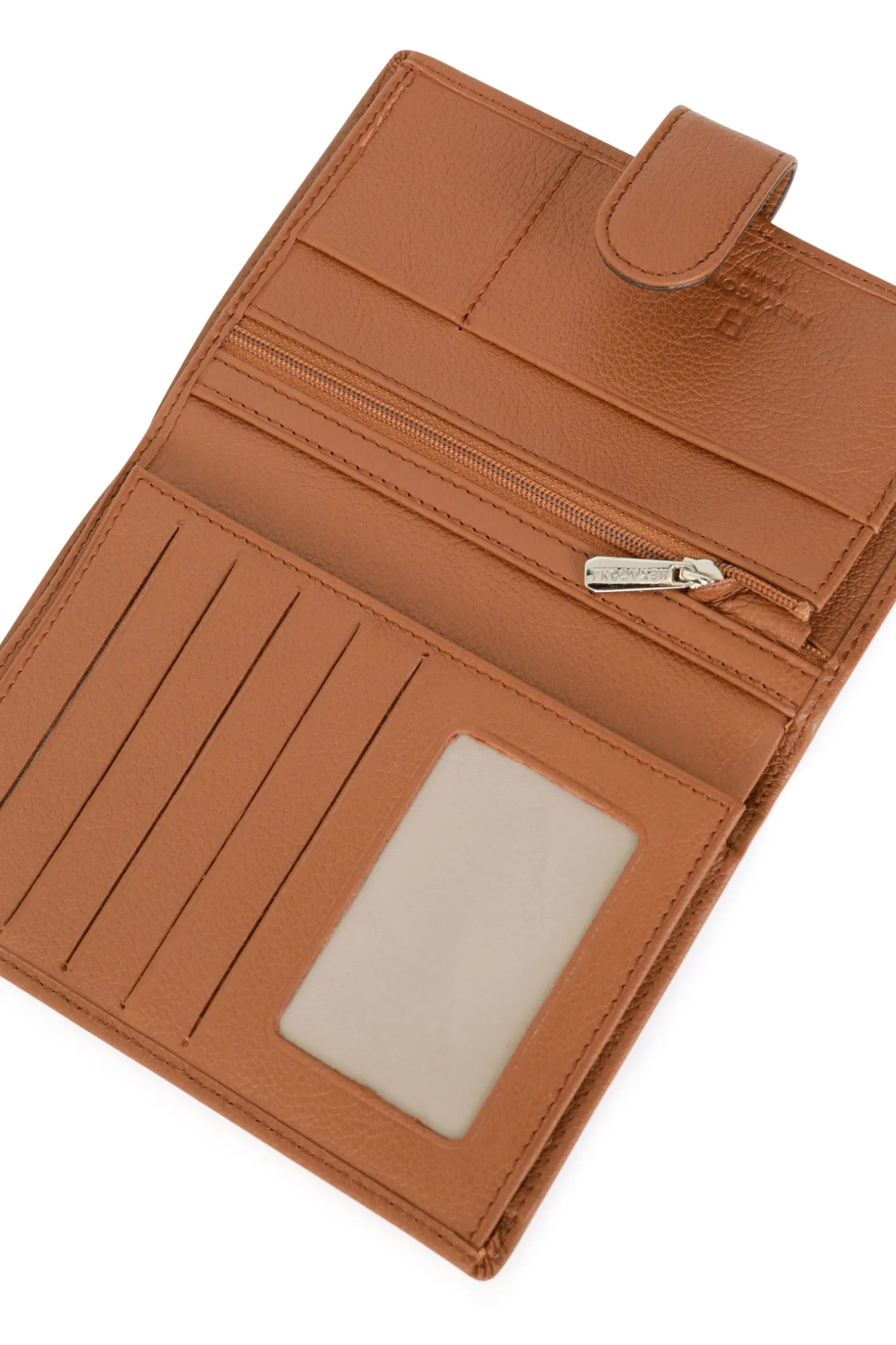 Portefeuille européen - 2 volets - Cuir