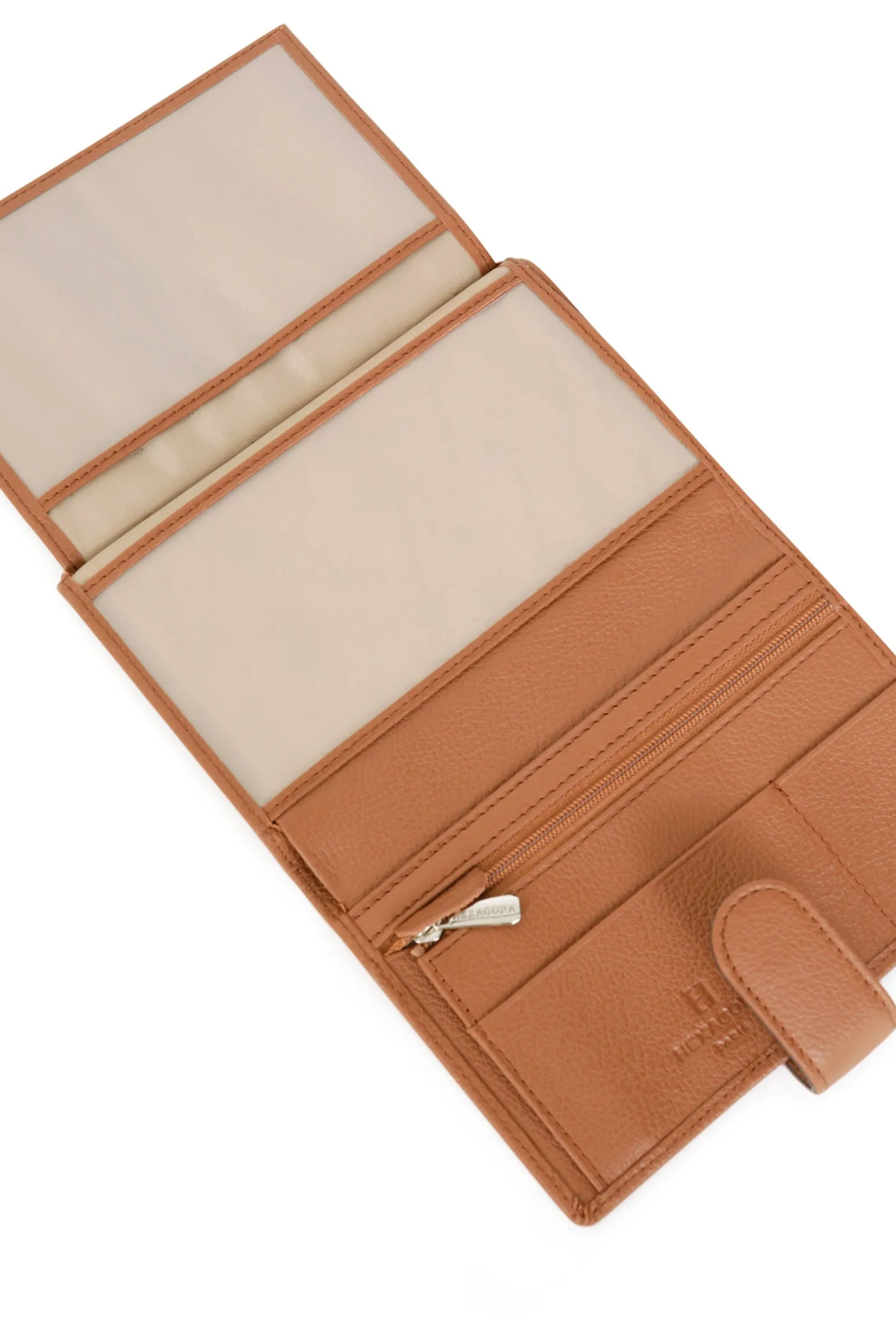 Portefeuille européen - 2 volets - Cuir
