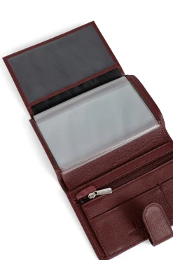 Portefeuille européen - 2 volets - Cuir