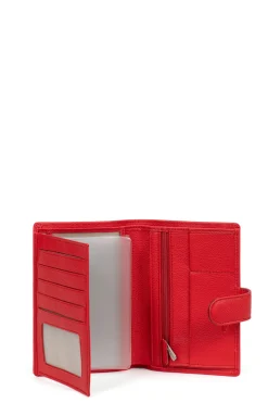 Portefeuille européen - 2 volets - Cuir