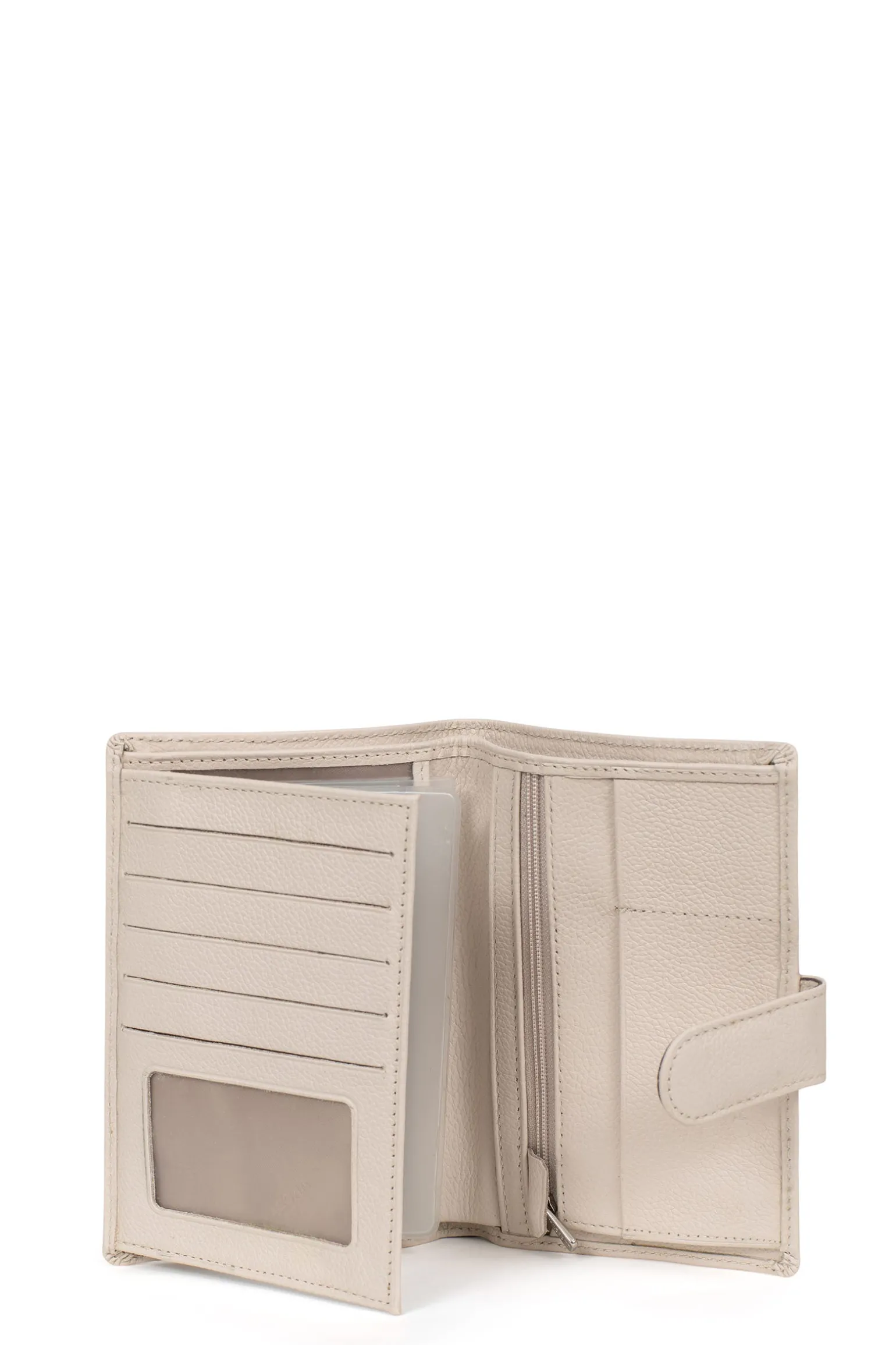 Portefeuille européen - 2 volets - Cuir
