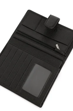 Portefeuille européen - 2 volets - Cuir