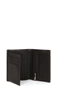 Portefeuille européen - 2 volets - Cuir