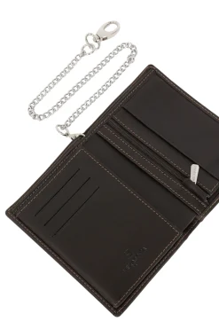 Portefeuille européen - 2 volets - Cuir