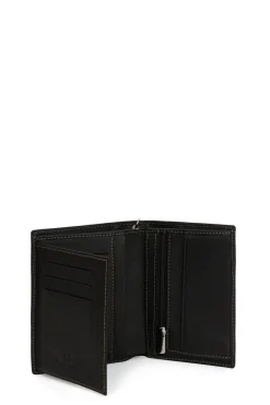 Portefeuille européen - 2 volets - Cuir