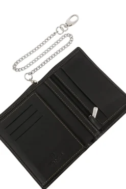 Portefeuille européen - 2 volets - Cuir