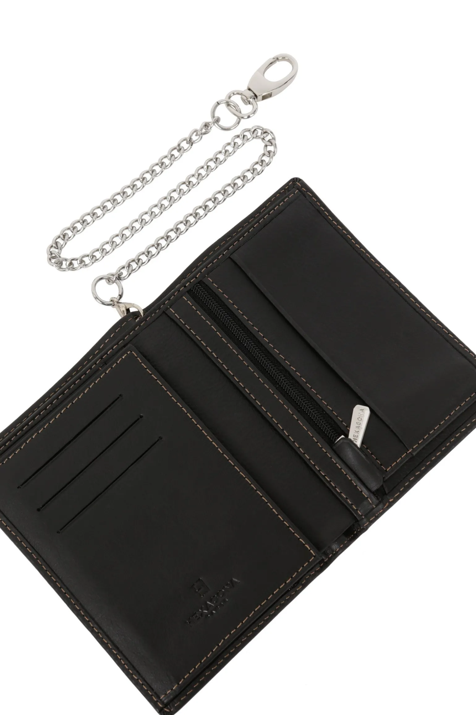 Portefeuille européen - 2 volets - Cuir