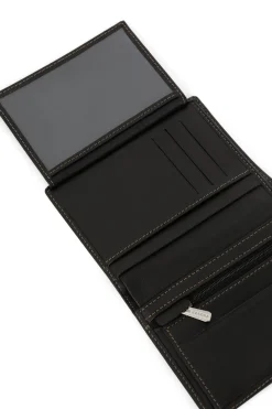 Portefeuille européen - 2 volets - Cuir