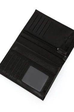 Portefeuille européen - 3 volets - Cuir
