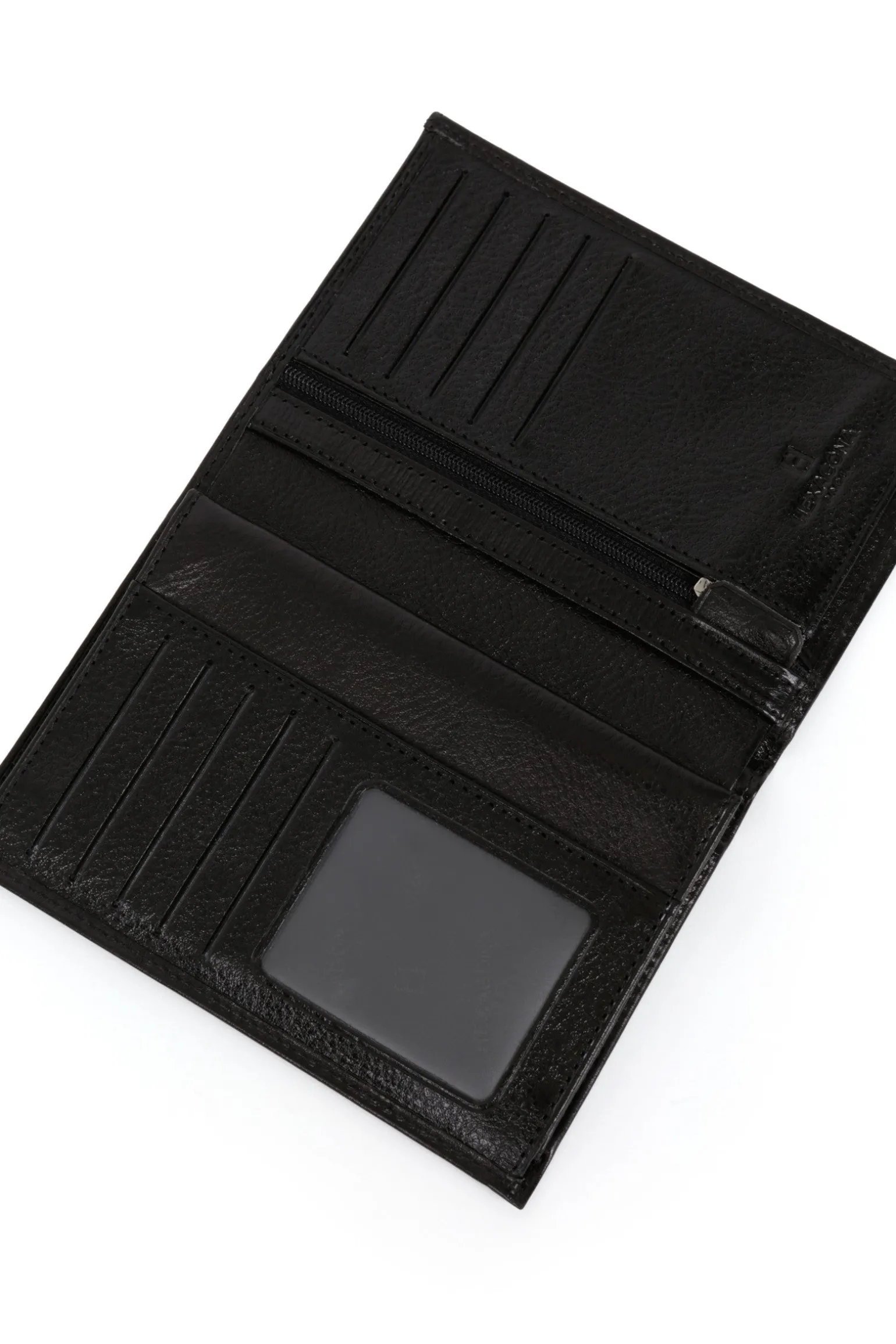 Portefeuille européen - 3 volets - Cuir