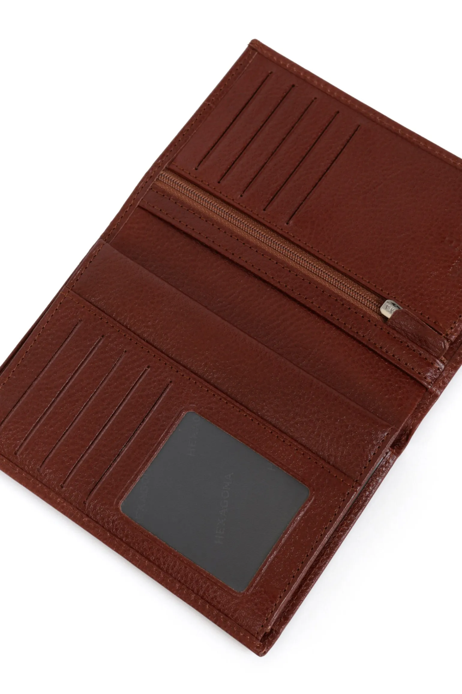 Portefeuille européen - 3 volets - Cuir