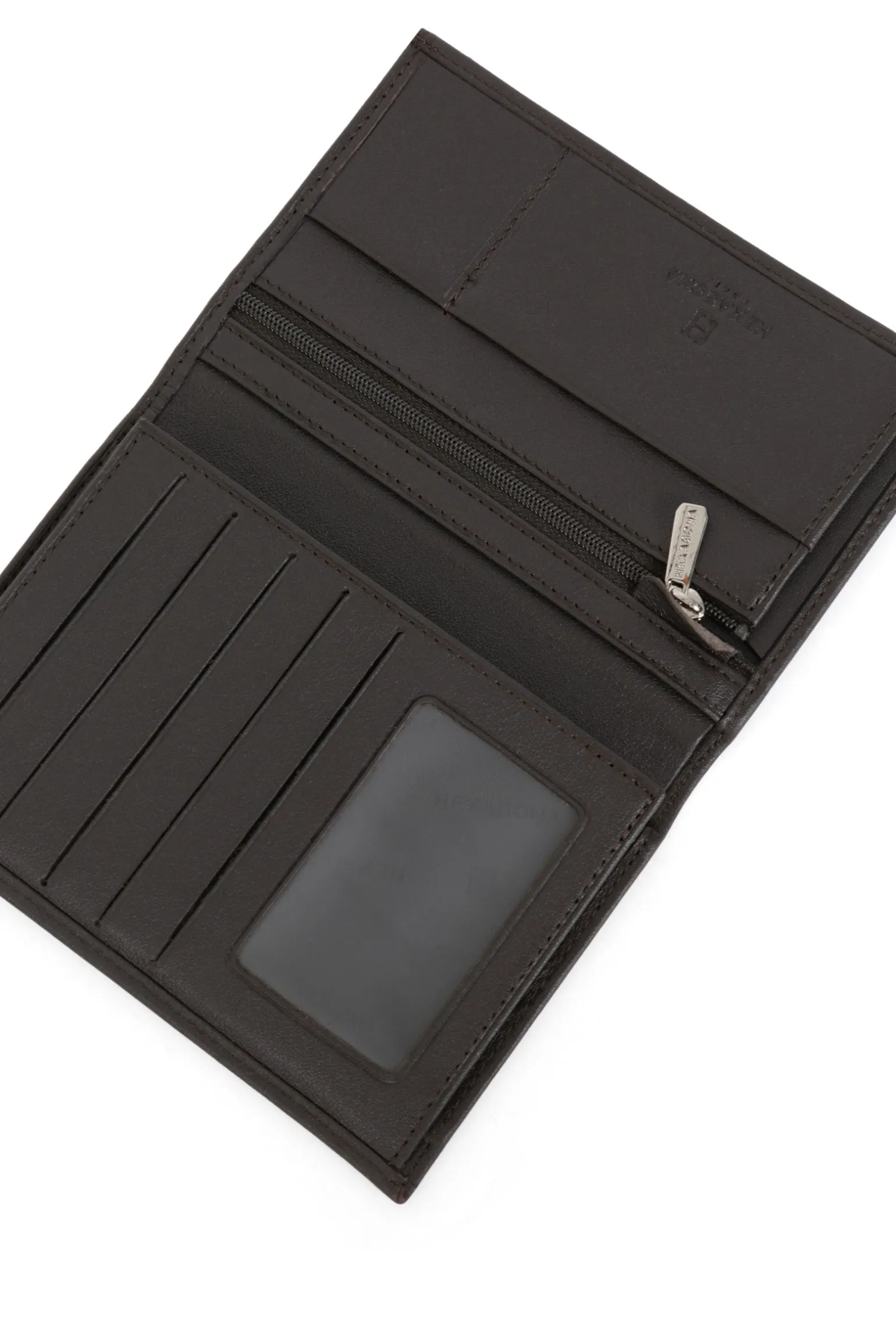 Portefeuille européen - 2 volets - Cuir