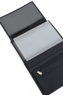 Portefeuille européen - 2 volets - Cuir