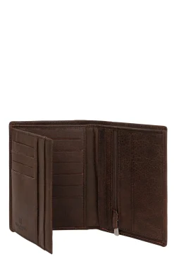 Portefeuille européen - 2 volets - Cuir