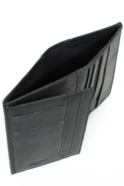 Portefeuille européen - 2 volets - Cuir