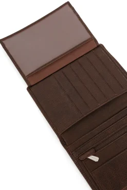 Portefeuille européen - 2 volets - Cuir