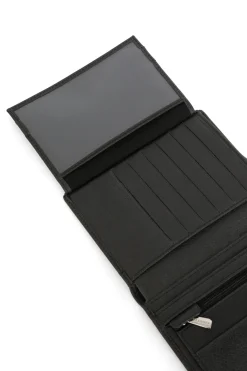 Portefeuille européen - 2 volets - Cuir