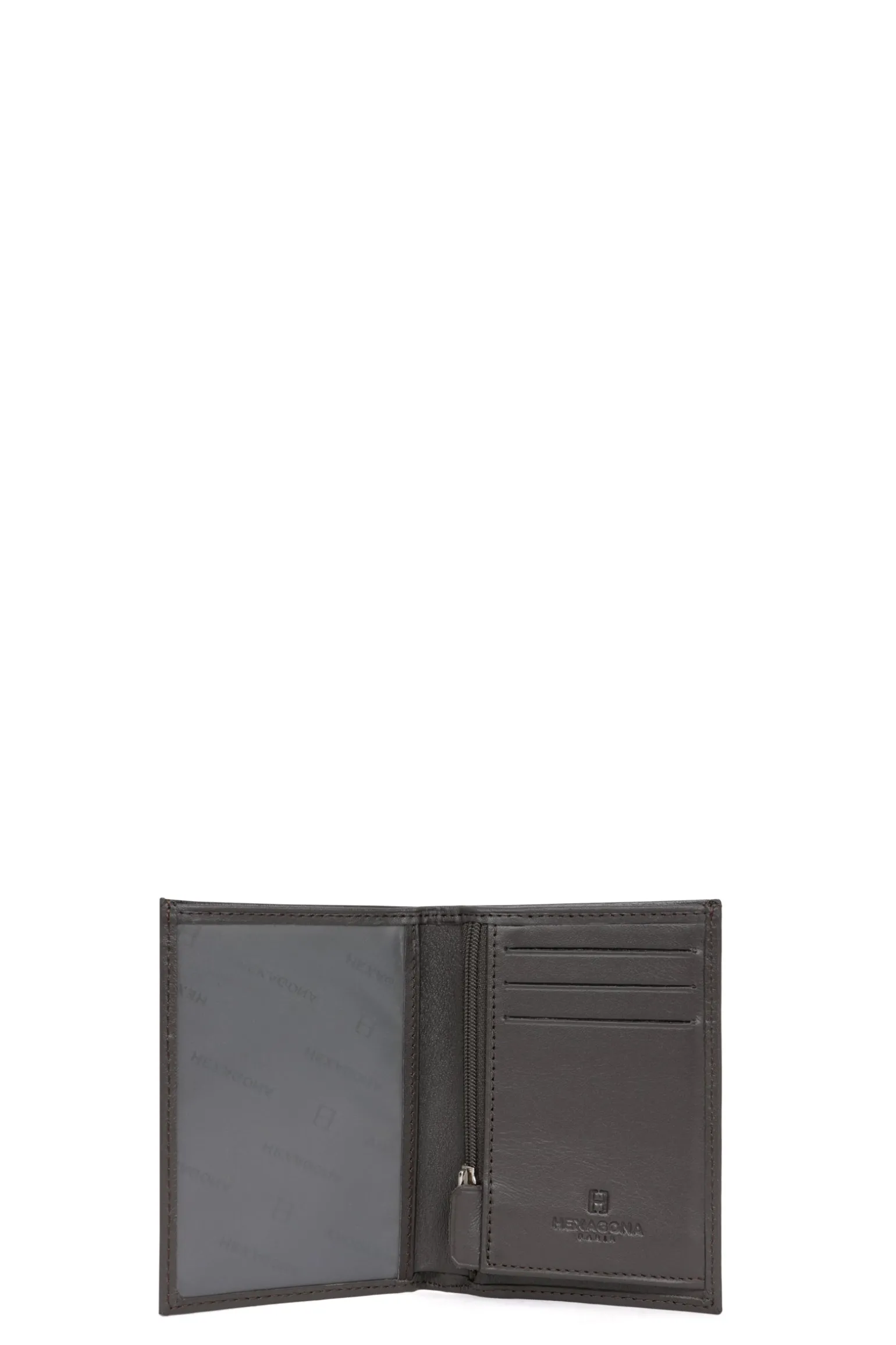 Portefeuille européen - 1 volet - Cuir