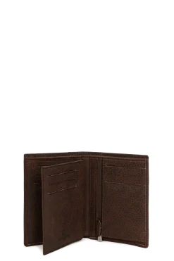 Portefeuille européen - 2 volets - Cuir