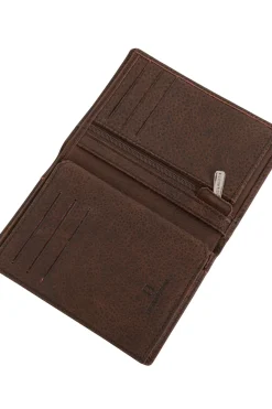 Portefeuille européen - 2 volets - Cuir