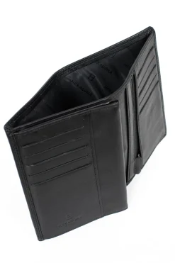 Portefeuille européen - 3 volets - Stop RFID - Cuir