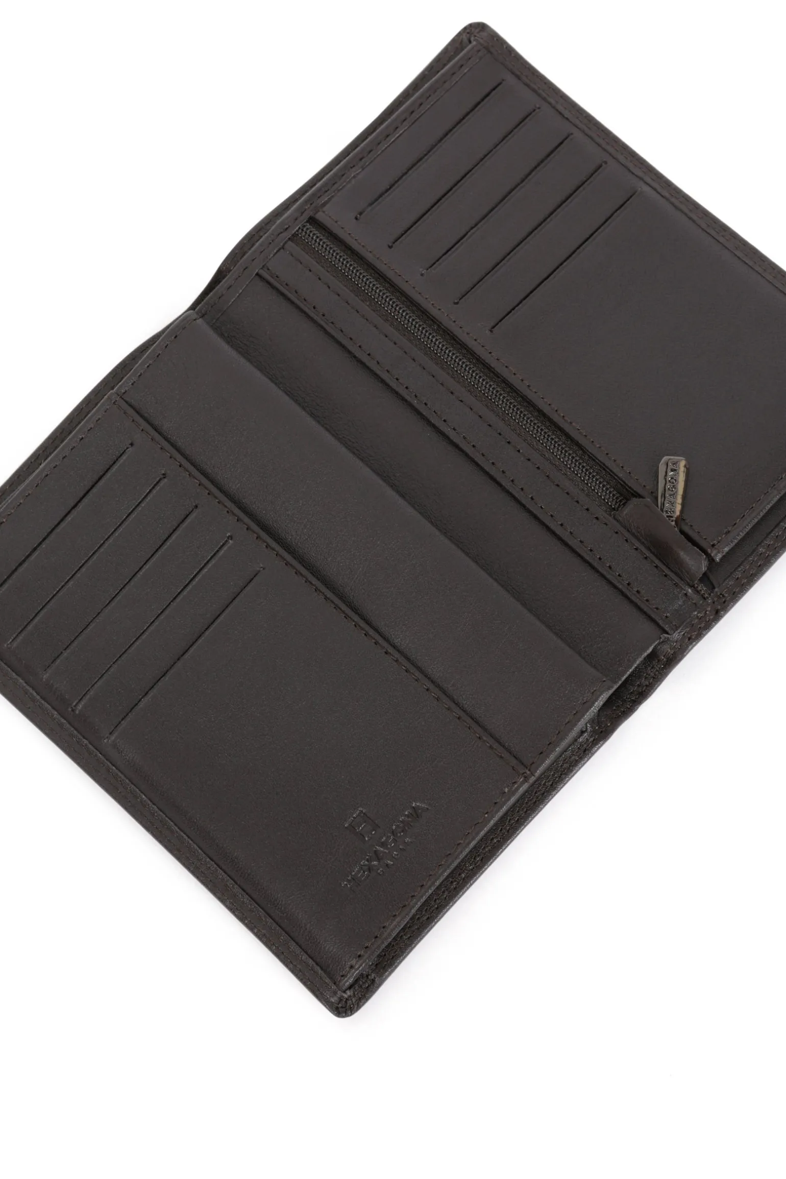 Portefeuille européen - 3 volets - Stop RFID - Cuir