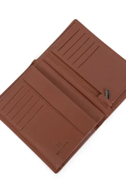 Portefeuille européen - 3 volets - Stop RFID - Cuir