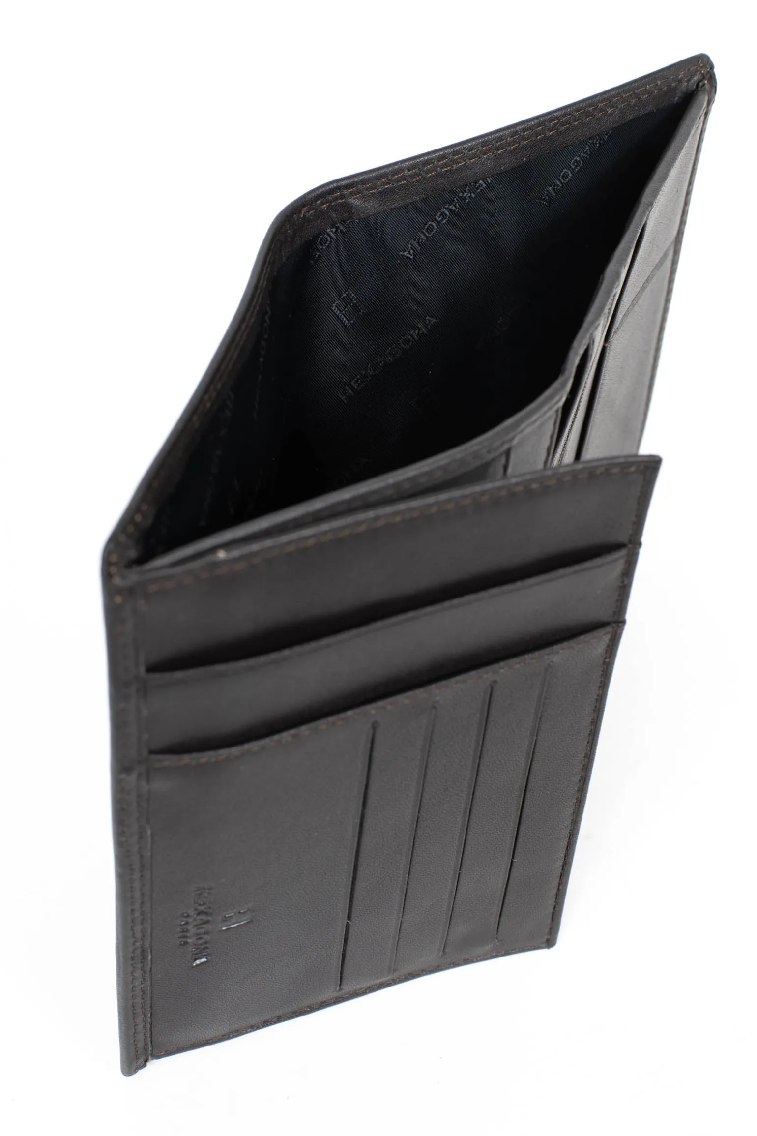 Portefeuille européen - 2 volets - Stop RFID - Cuir
