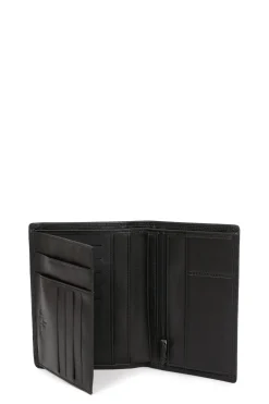 Portefeuille européen - 2 volets - Stop RFID - Cuir