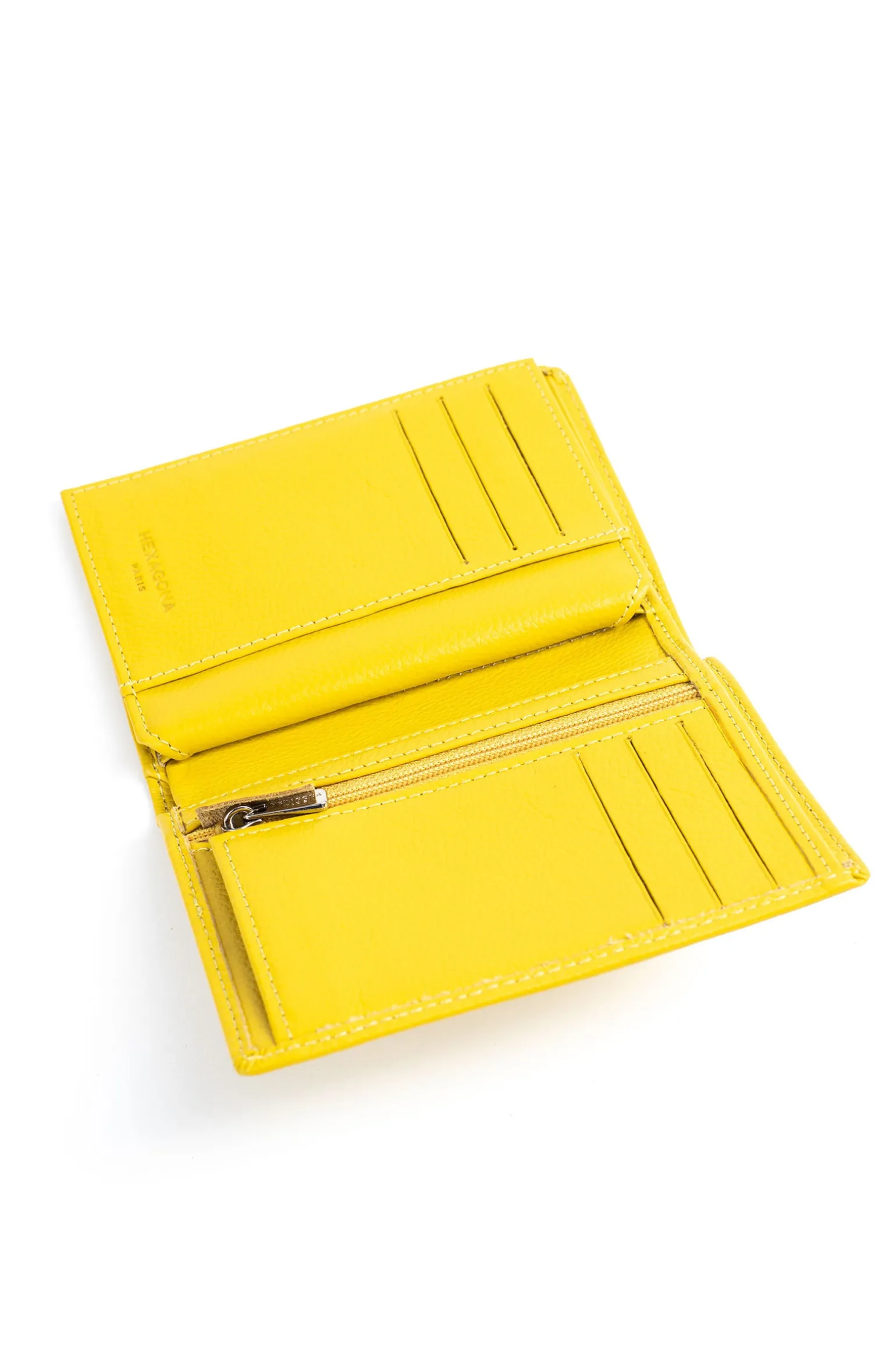 Portefeuille européen - 2 volets - Cuir
