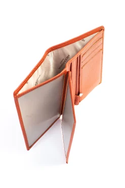 Portefeuille européen - 2 volets - Cuir