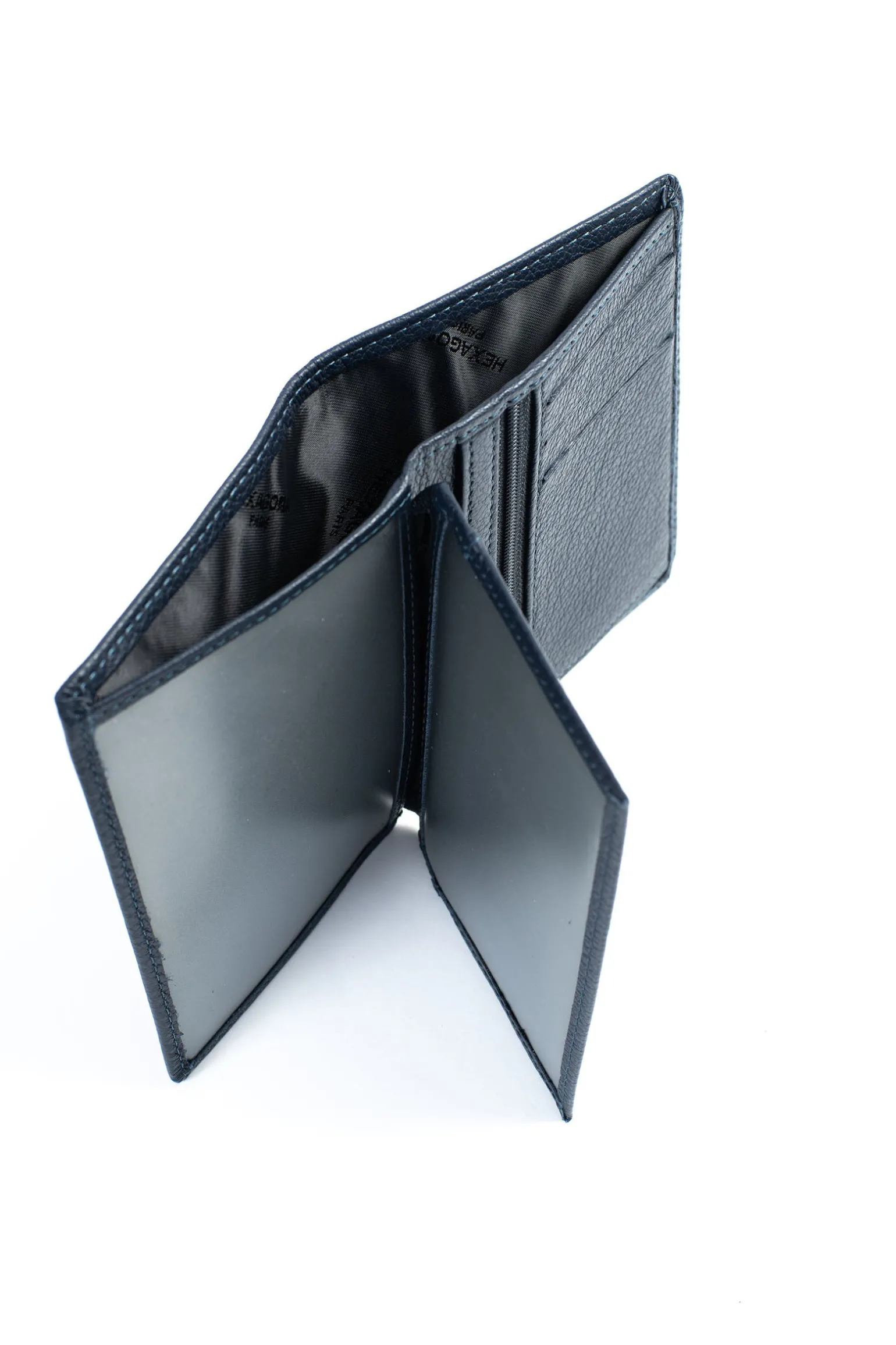 Portefeuille européen - 2 volets - Cuir