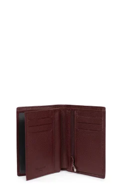 Portefeuille européen - 2 volets - Cuir