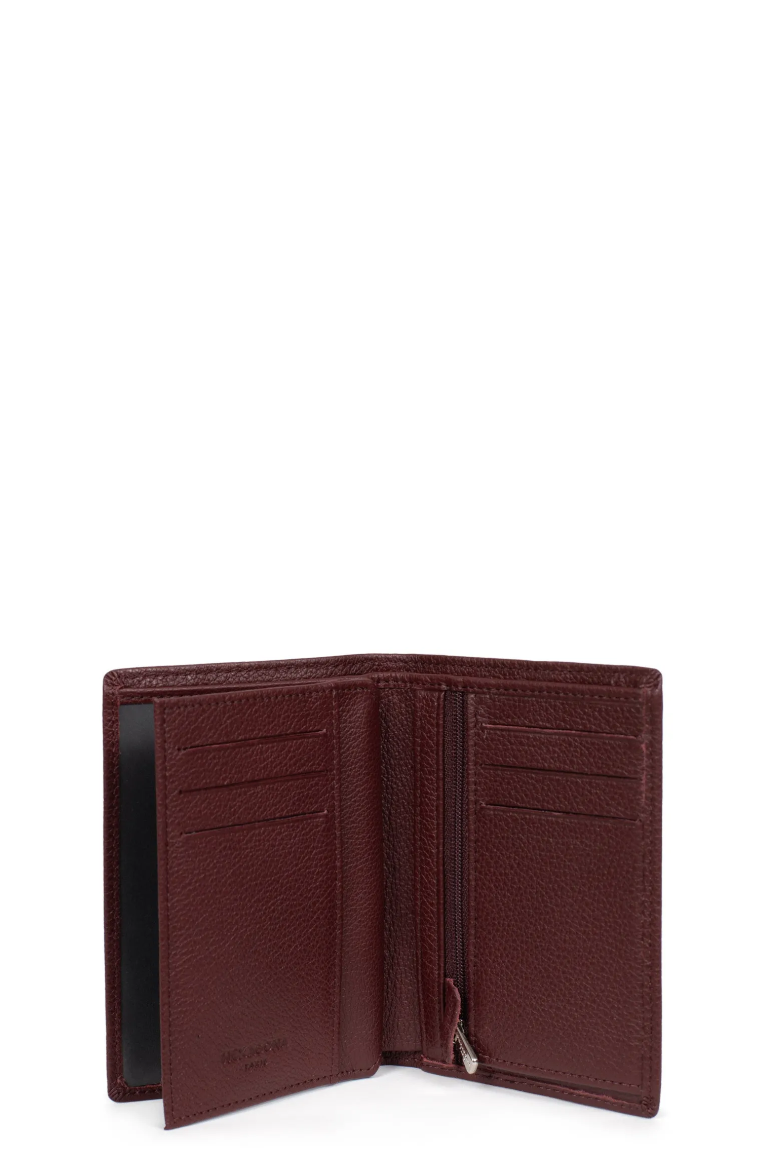 Portefeuille européen - 2 volets - Cuir
