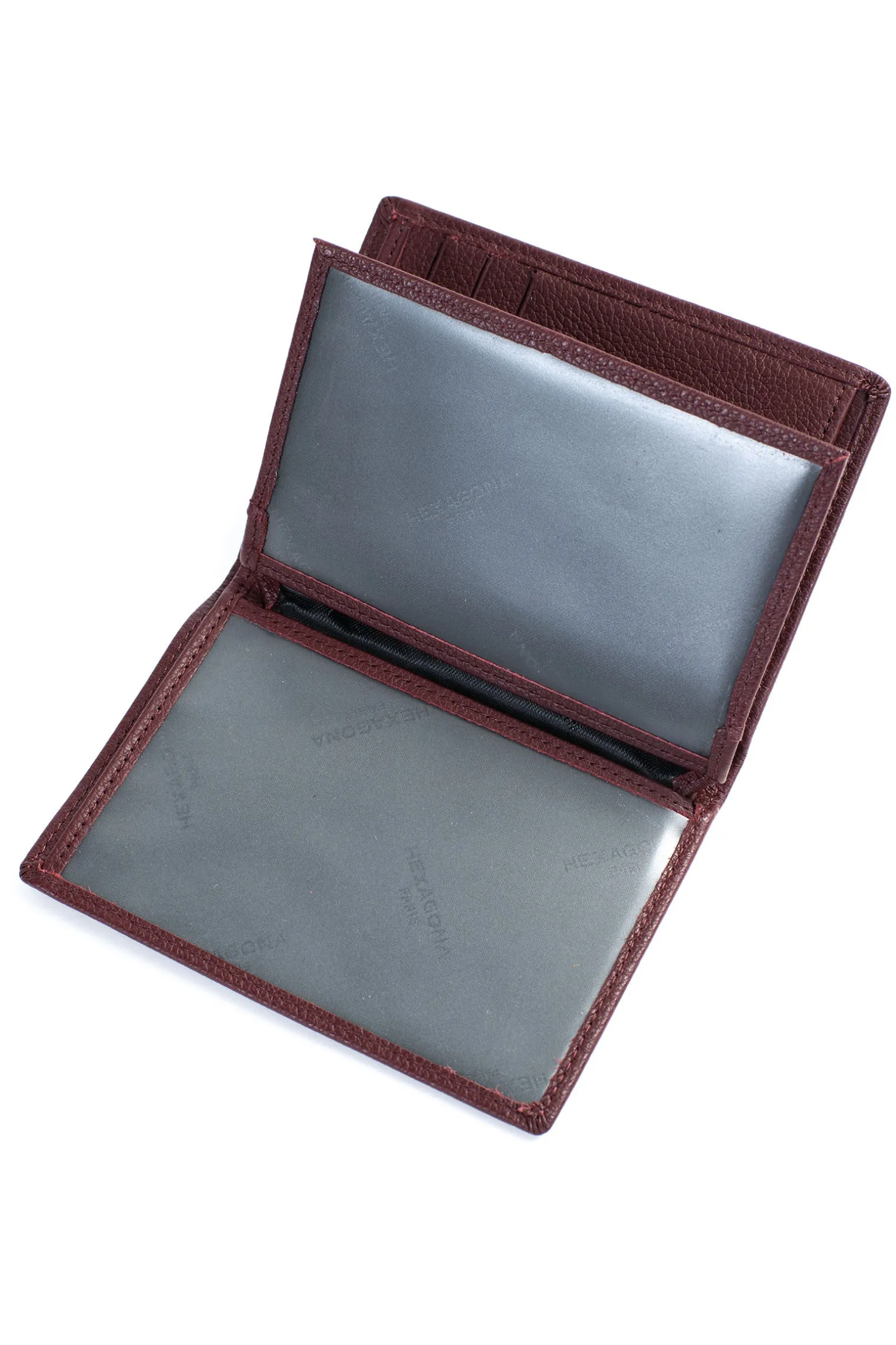 Portefeuille européen - 2 volets - Cuir