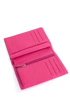 Portefeuille européen - 2 volets - Cuir