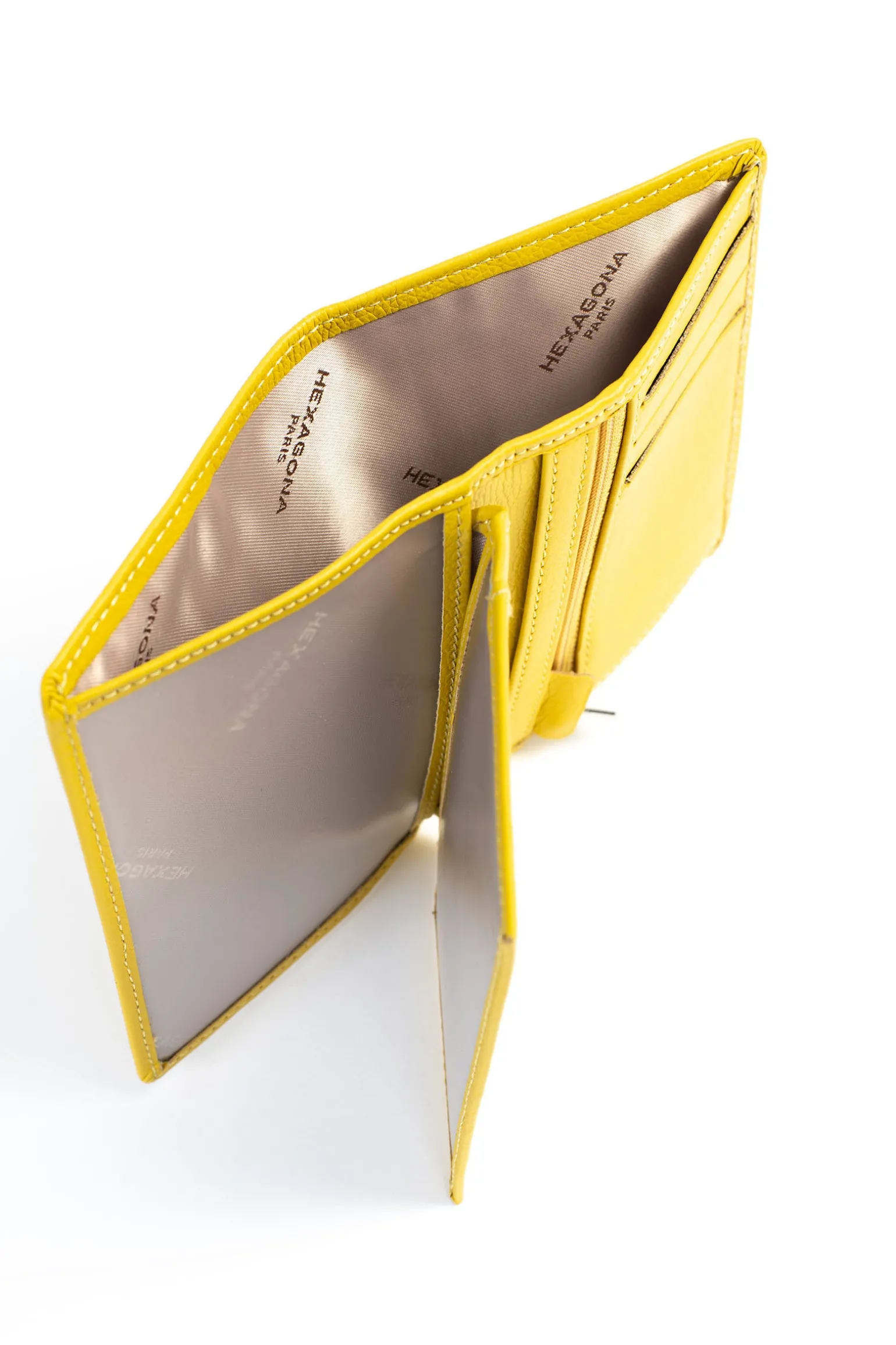 Portefeuille européen - 2 volets - Cuir