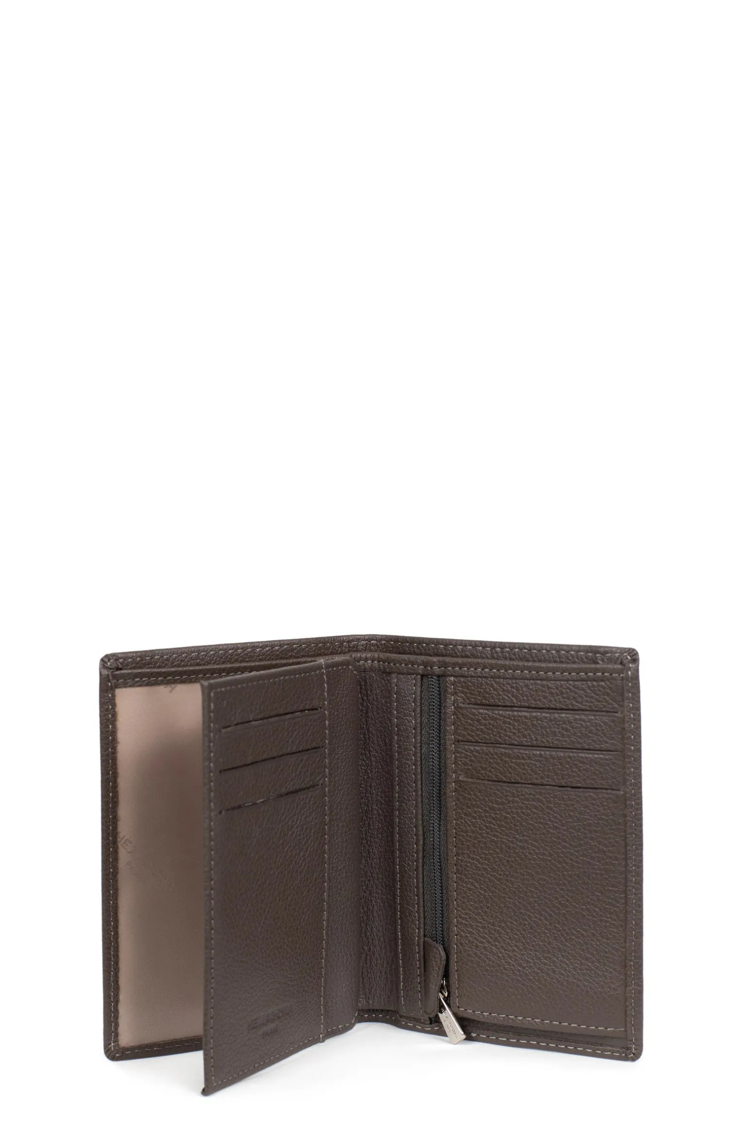 Portefeuille européen - 2 volets - Cuir