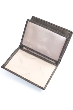 Portefeuille européen - 2 volets - Cuir
