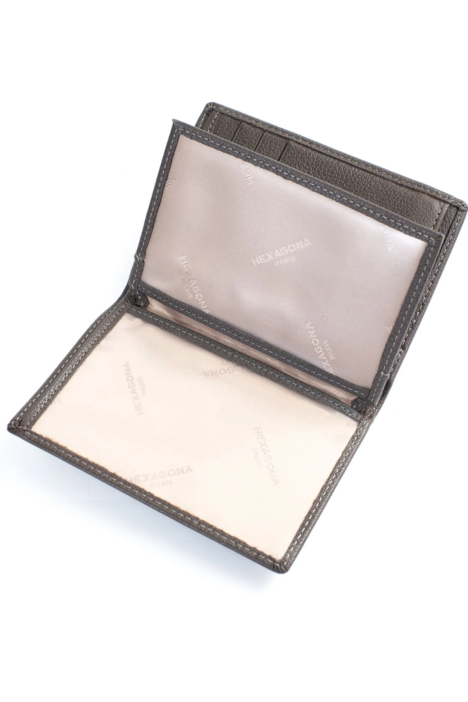 Portefeuille européen - 2 volets - Cuir