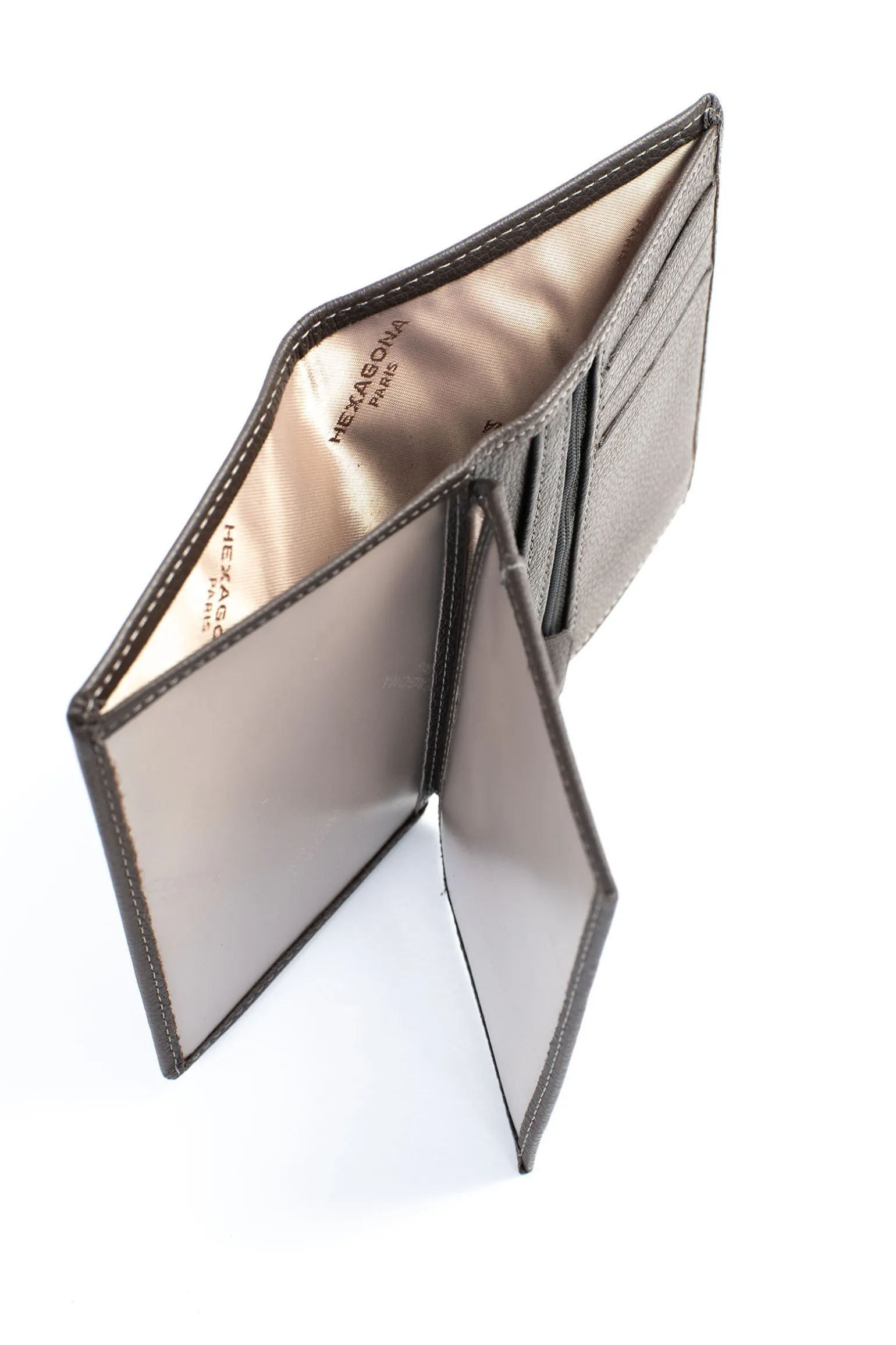 Portefeuille européen - 2 volets - Cuir